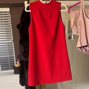 Alice + Olivia Vibrant Red Mini Dress